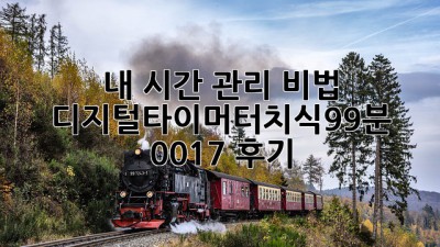 내 시간 관리 비법 ⏱️ 디지털타이머터치식99분 0017 후기